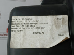 Hydril 20-504048 1.5" 3K Spm Nc Sl Valve Repair Kit 18 3/4 15M Mpl Ram Bop