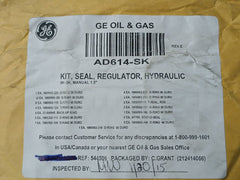 Hydril Ad614-rk Hydraulic Regulator Manual Repair Kit 1.5" 5K–3K 10290295 Rev N
