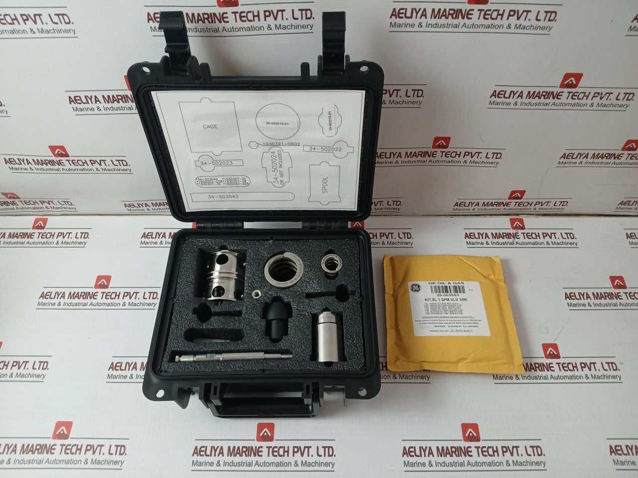 Ge 20-503978 Repair Kit 1" Spm Valve 3/5K E/H Normally Open Rev D 1930321-0602