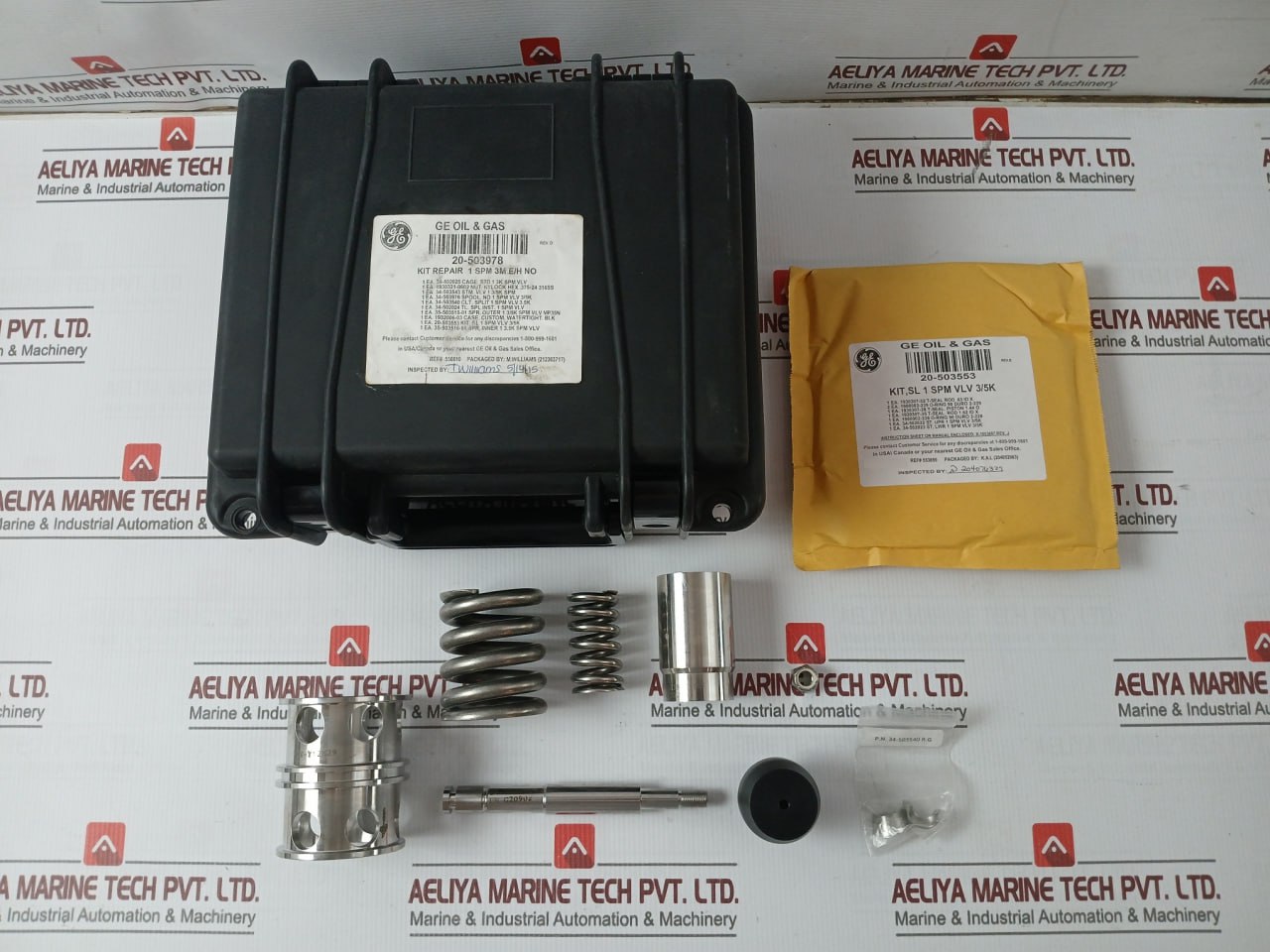 Ge 20-503978 Repair Kit 1" Spm Valve 3/5K E/H Normally Open Rev D 1930321-0602