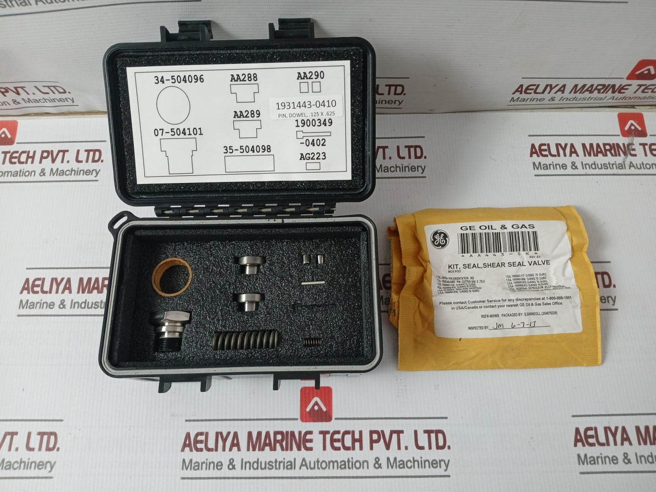 Hydril Aa443-rk Shear Seal Valve Repair Assembly Kit 84-p96 G20127 Aa288 Ag223