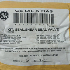 Hydril Aa443-rk Shear Seal Valve Repair Assembly Kit 84-p96 G20127 Aa288 Ag223