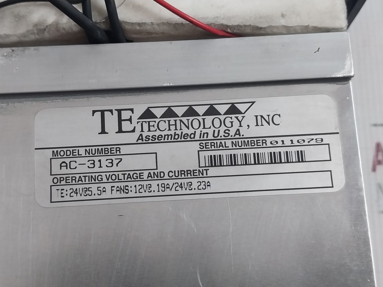 Te Technology Ac-3137 Air Cooler Heat Exchanger 279001780-b