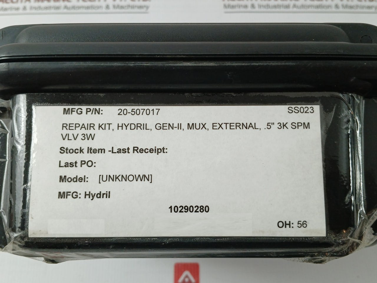 Hydril 20-507017 Gen-ii Mux Repair Kit 1/2" 3K Spm 3-way Nc Valve Rev B Ss023