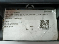 Hydril 20-507017 Gen-ii Mux Repair Kit 1/2" 3K Spm 3-way Nc Valve Rev C 10290280