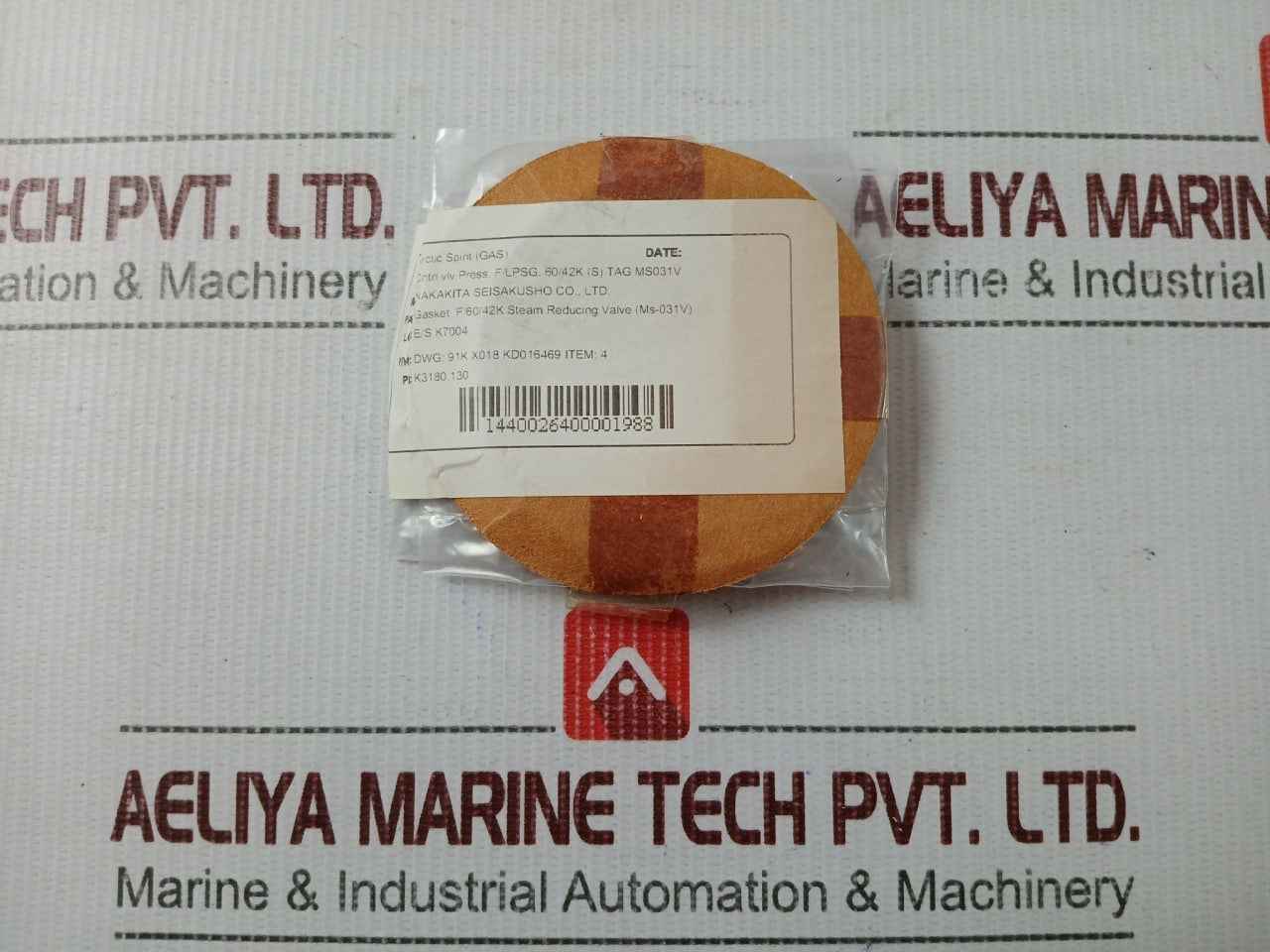 Nakakita K3180.130 Control Valve Gasket & Packing Steam Reducing Valve Kit