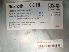 Rexroth Hcs03.1E-w0070-a-05-nnbv Single-axis Converter Ac 400-500V 50A 50-60 Hz