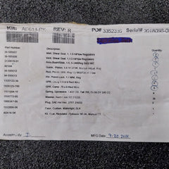 General Electric Af560-rk Repair Kit For 1.5” 5K/3K Regulator & Valve System