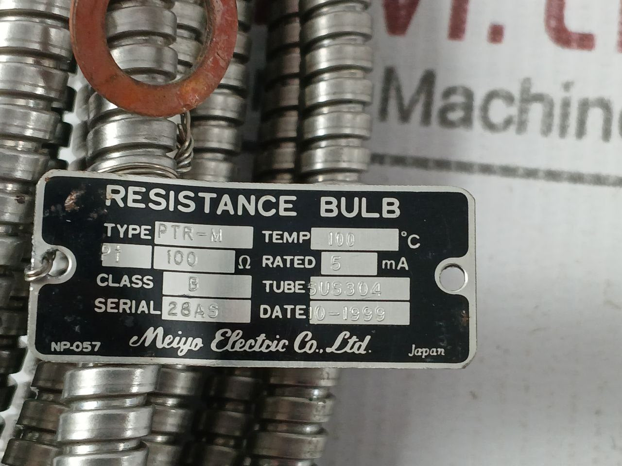 Meiyo Electric Ptr-m Resistance Bulb Temperature Sensor 9.9-meter