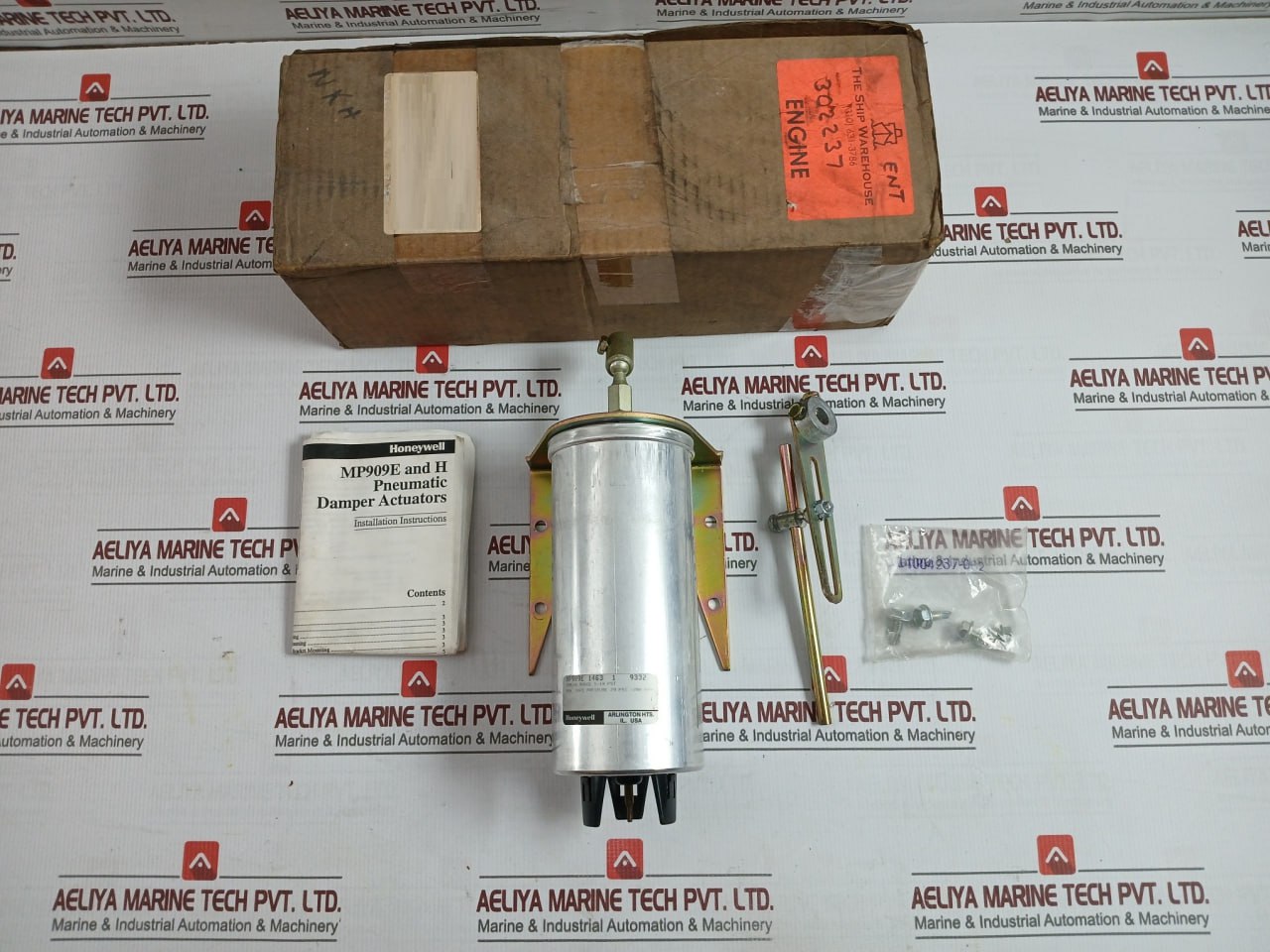 Honeywell Mp909E 1463 Pneumatic Damper Actuator 5-10 Psi
