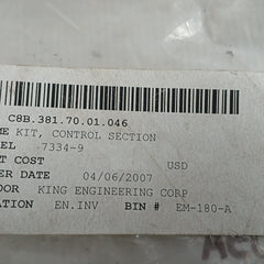 King-gage 7334-9 Control Section Service Kit 7926