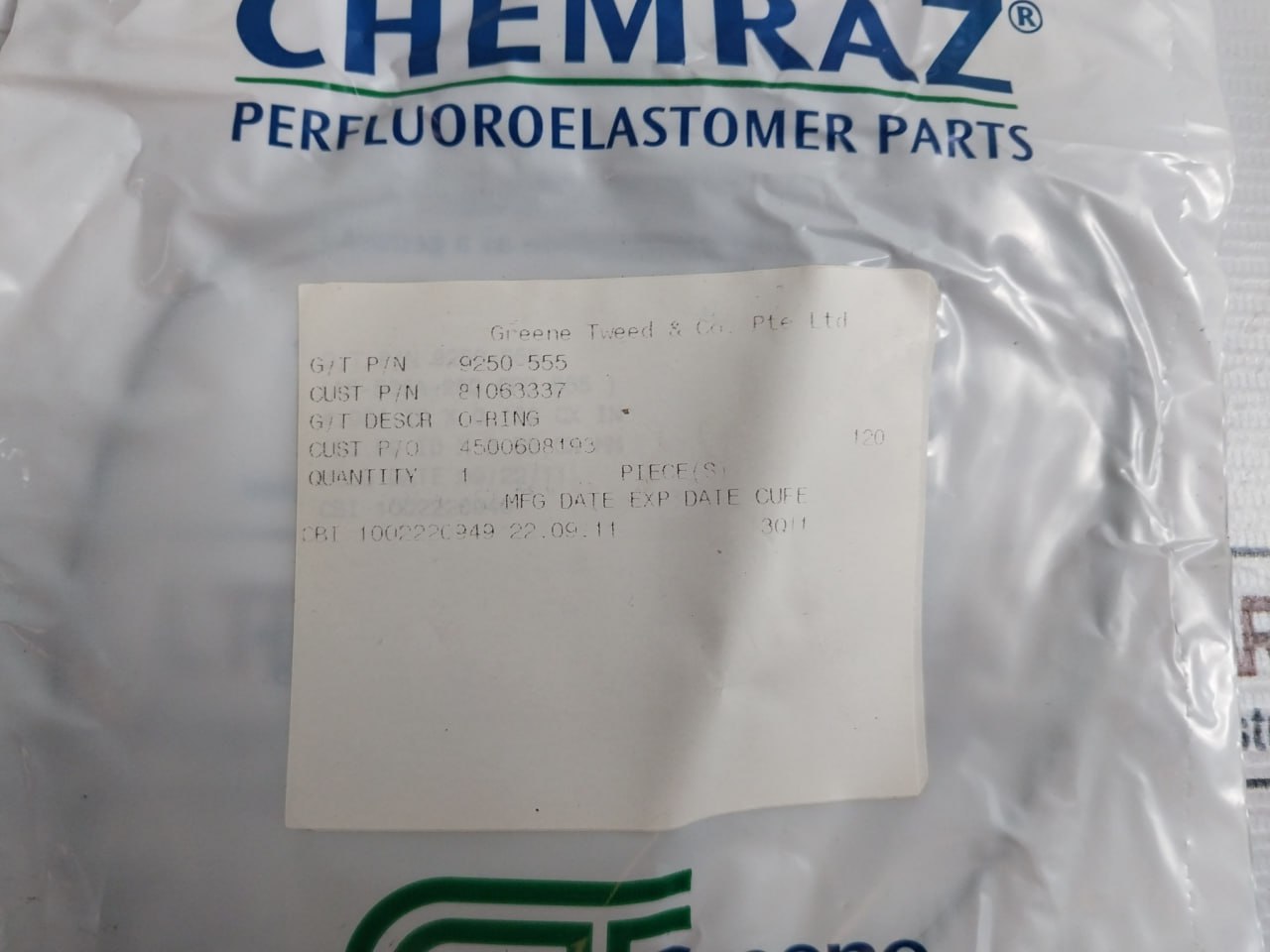 John Crane Ga-124762 Mechanical Seal 81063337