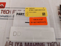 Oceaneering 100276-sk Flow Plate In/Ou Compression Spring Shear Seal Valve Kit