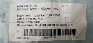 Crydom M5010015V Power Module 100A 480V