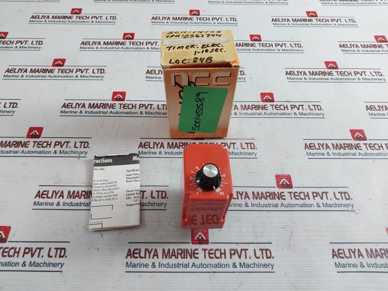 Ncc T3K-10-461 Solid State Timer 120V Ac