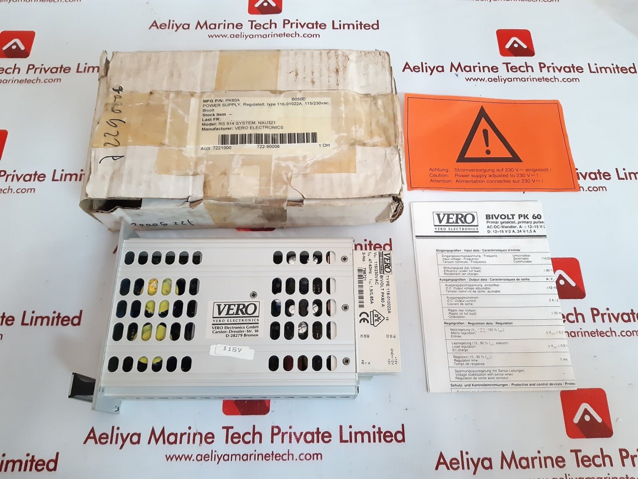 Vero 116-010022A Power Supply Bivolt Pk60 A 115V