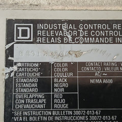 Industrial Control Relay 8-pole Square D 8501