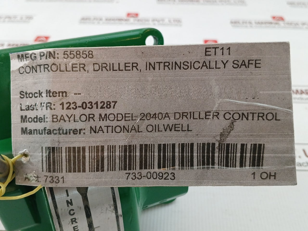 Baylor 2025 Driller Control Unit