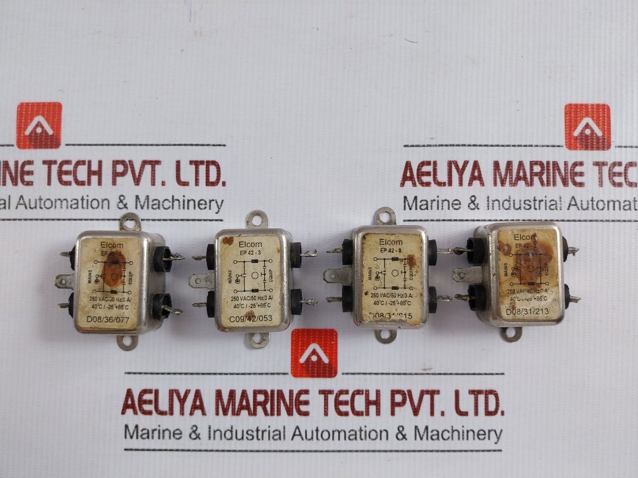 Single Phase Filter Ep 42-3 Elcom 250V Ac 50Hz 3A