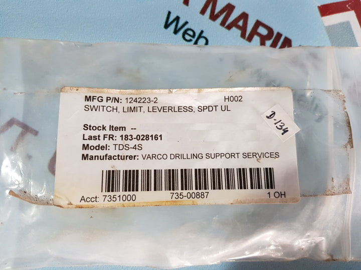 Topworx 13523-b3 Lever-less Limit Switch 120Vac 4A