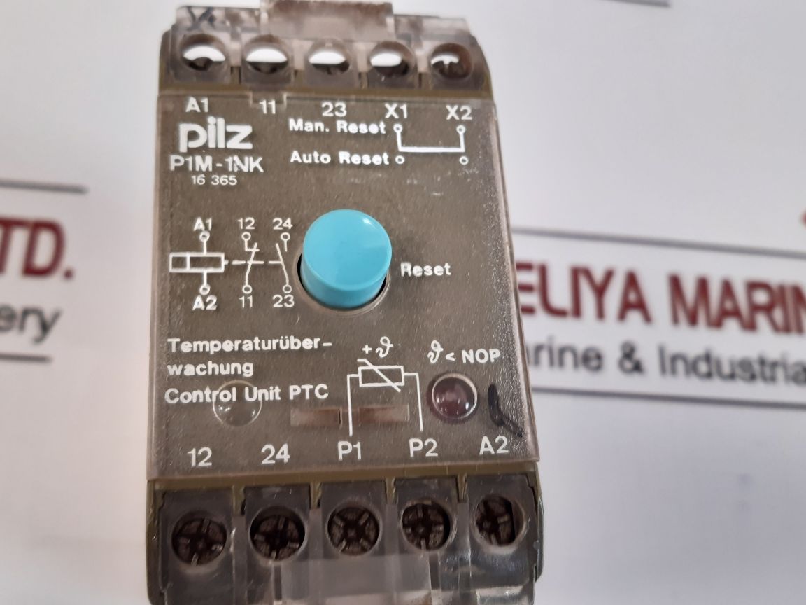Pilz P1M-1Nk/110V~/1A1R Thermistor Protection Relay 479150