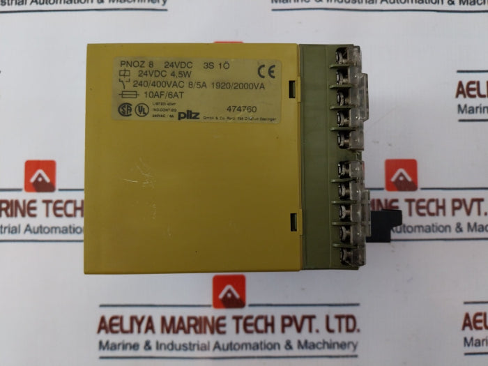 Pilz Pnoz 8 Safety Relay 24Vdc 10Af/6At