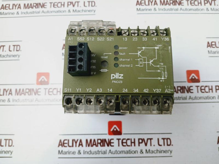 Pilz Pnoz 8 Safety Relay 24Vdc 4.5W 240Vac 8A