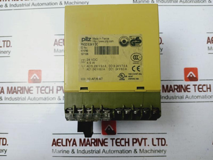 Pilz Pnoz 8 Safety Relay 24Vdc 4.5W 240Vac 8A