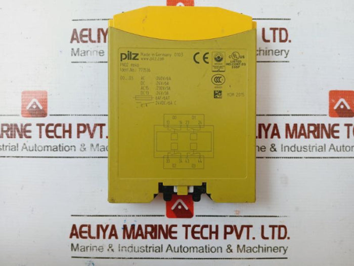 Pilz Pnoz M04P Safety Relay Expansion Module 773536 240Vac/6A / 24Vdc/6A