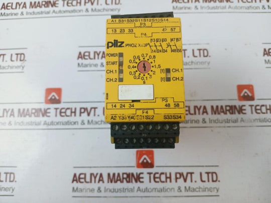 Pilz Pnoz Xv3P 24Vdc 3N/O 2N/O Safety Relay 8A, 24Vdc 4.5W 777512