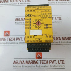 Pilz Pnoz Xv3P 24Vdc 3N/O 2N/O Safety Relay 8A, 24Vdc 4.5W 777512