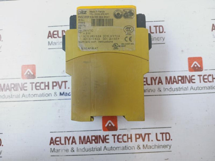Pilz Pnoz Xv3P 24Vdc 3N/O 2N/O Safety Relay 8A, 24Vdc 4.5W 777512