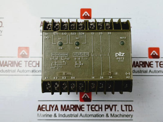 Pilz Pst3 24Vdc 3S Safety Relay 420280 250/380Vac 8/5A 2000Va