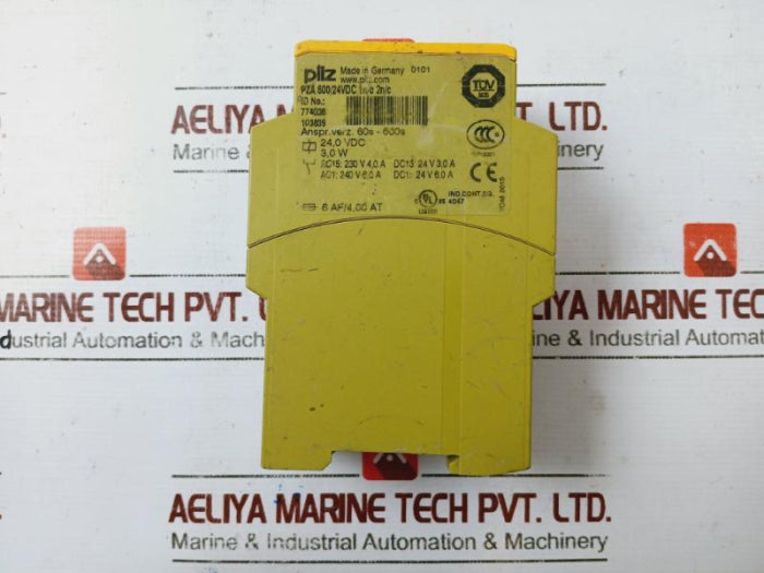 Pilz Pza 600/24Vdc Safety Relay 774028 60-600S 24Vdc 3.0W