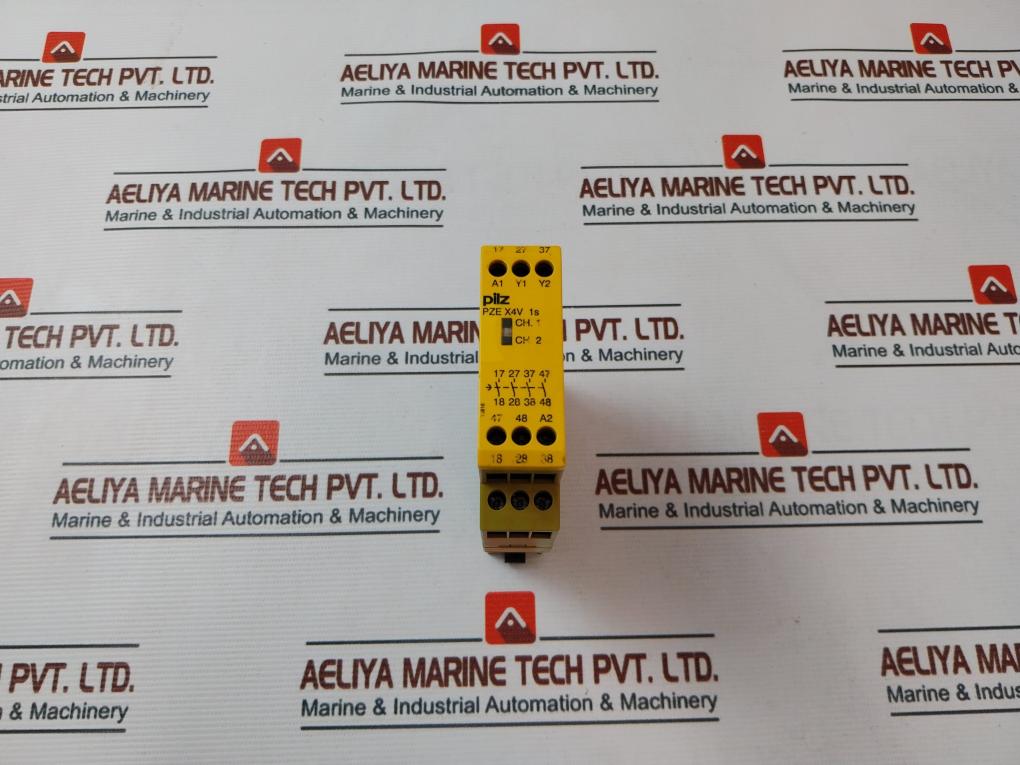 Pilz Pze X4V 1/24Vdc 4N/O Fix Safety Relay 230V 5,0A