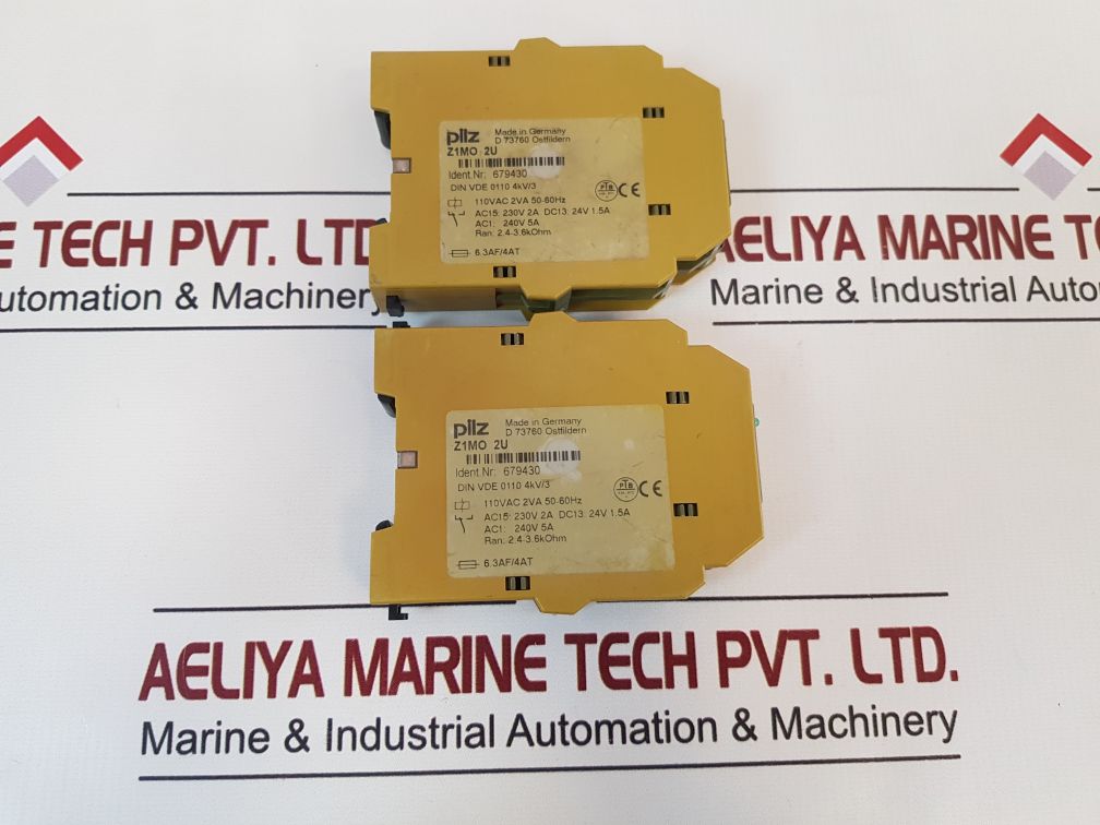 Pilz Z1Mo 2U Safety Relay