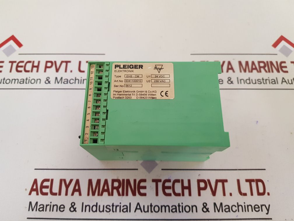 Pleiger Elektronik Ehs-cm Control Module 9341100010 Ac/Dc 230V/24V