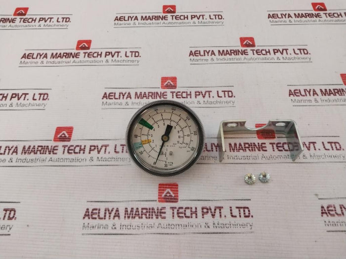 Pneumatech In.Hg Vac 30,0-160 Psi Pressure Gauge