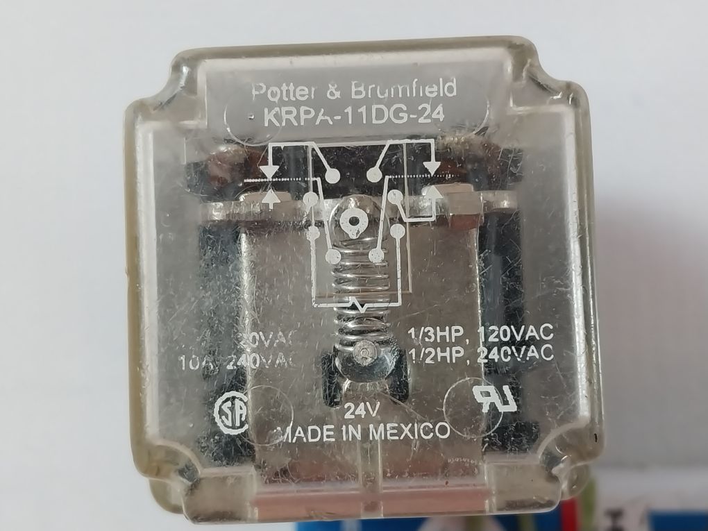 Lot Of 2X Potter & Brumfield Krpa-11Dg-24 Relay
