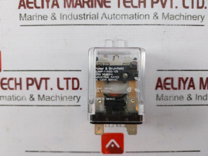 Potter & Brumfield Kump-11A5G-120 Relay 120V 50/60Hz 3A 1/2Hp 600Vac