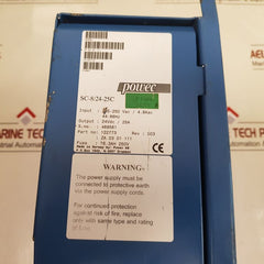 Powec sc-8/24-25c switch mode power supply 122773 rev.003