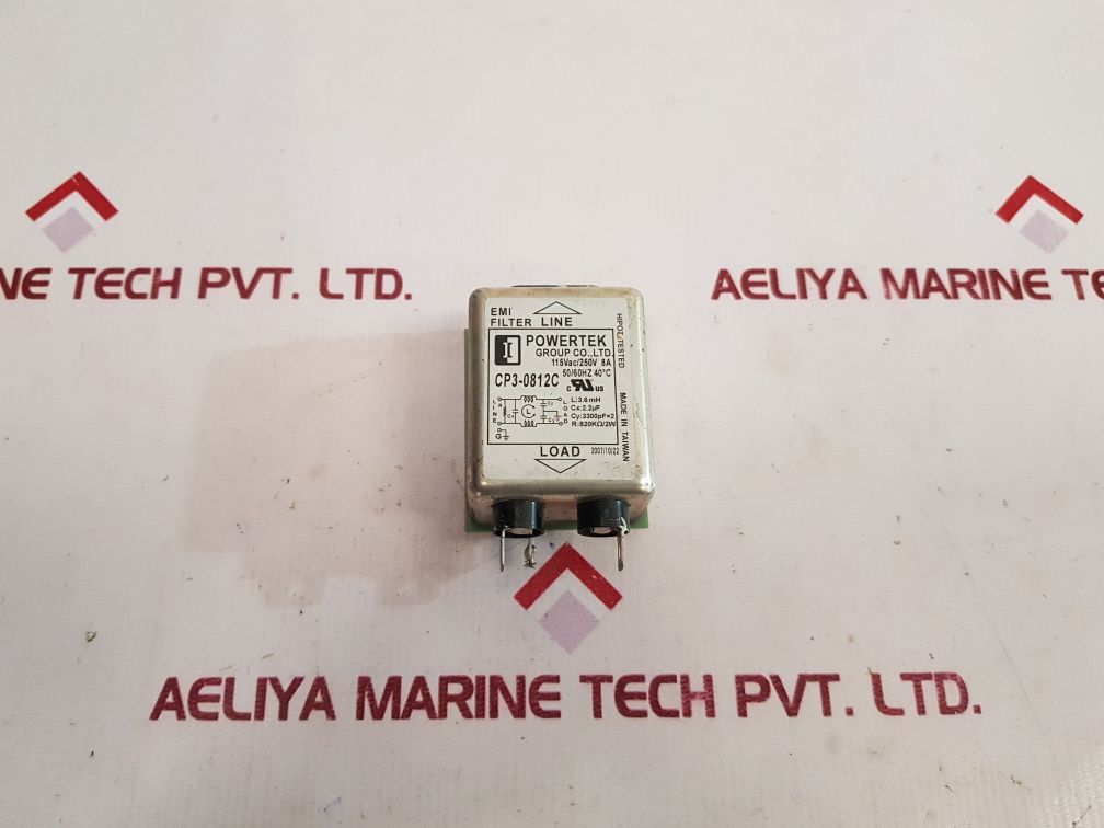 Powertek Cp3-0812C Emi Filter