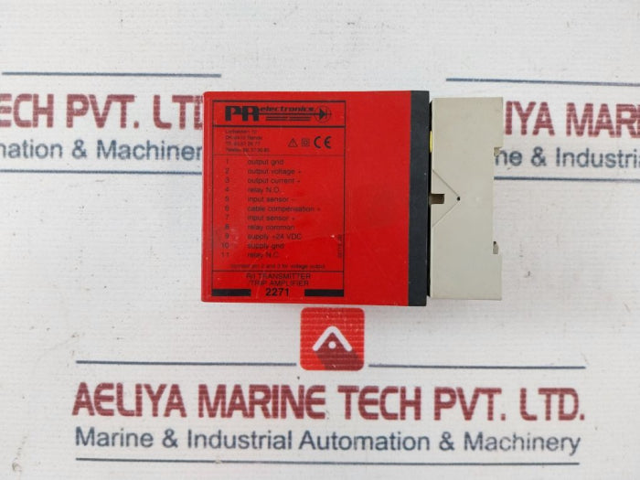 Pr Electronics 2271 Transmitter/ Trip Amplifier 24V Dc 0-100 4-20Ma 10A 400Vac