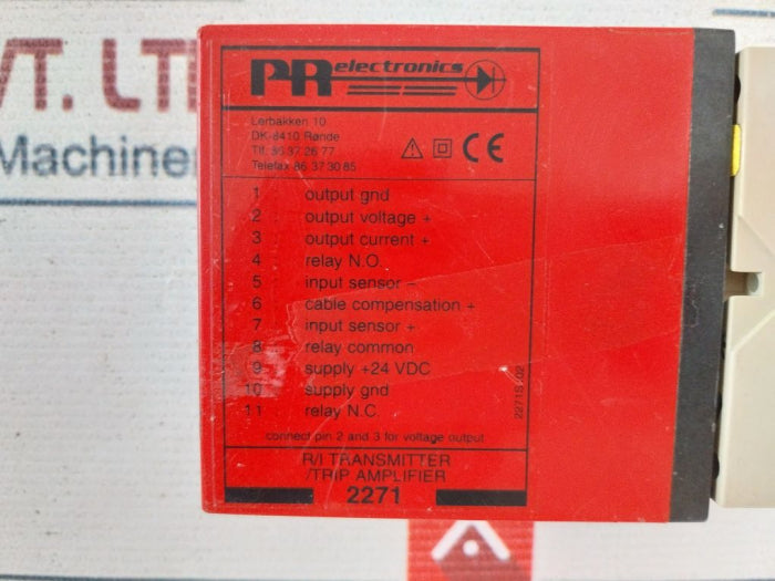 Pr Electronics 2271 Transmitter/ Trip Amplifier 24V Dc 0-100 4-20Ma 10A 400Vac