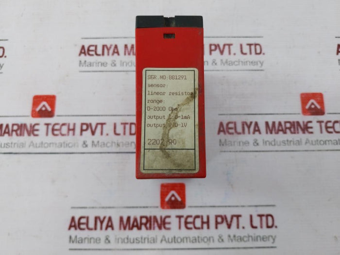 Pr Electronics 2202 R/I Transmitter 0-2000 Ohm 24 Vdc