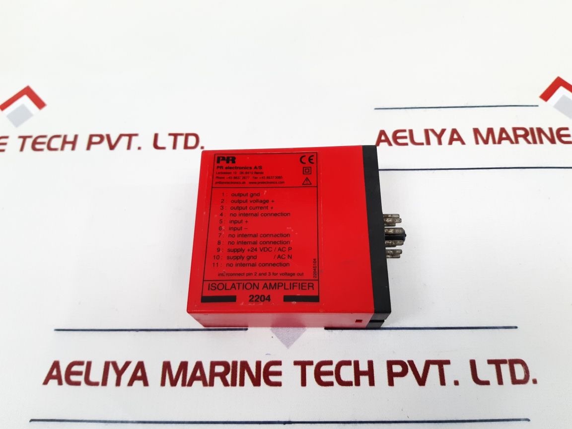 Pr Electronics 2204 Isolation Amplifier 24V Dc, 1.3W