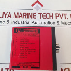 Pr Electronics 2208 Bc1D Programmable Pulse/Impulse Calculator