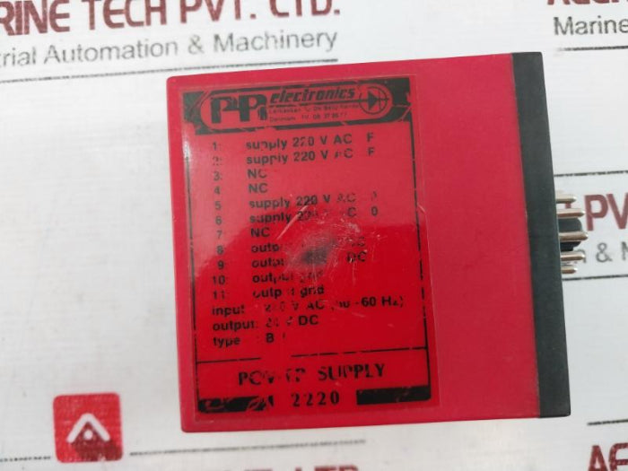 Pr Electronics 2220 Switchmode Power Supply 220Vac To 24Vdc 250Ma