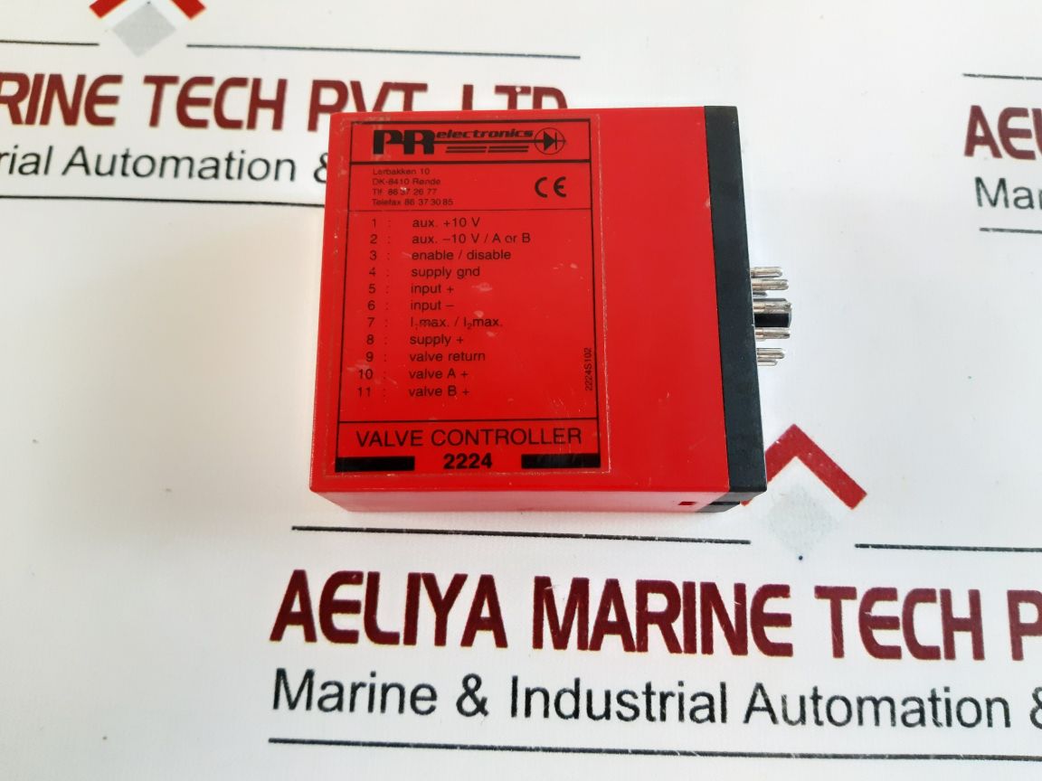 Pr electronics 2224 valve controller