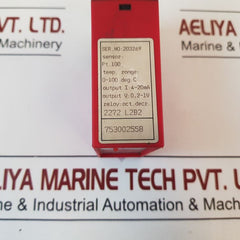 Pr Electronics 2272 R/I Transmitter Relay 4-20Ma 0,2-1V 2272 L2B2 S411 10A/400V